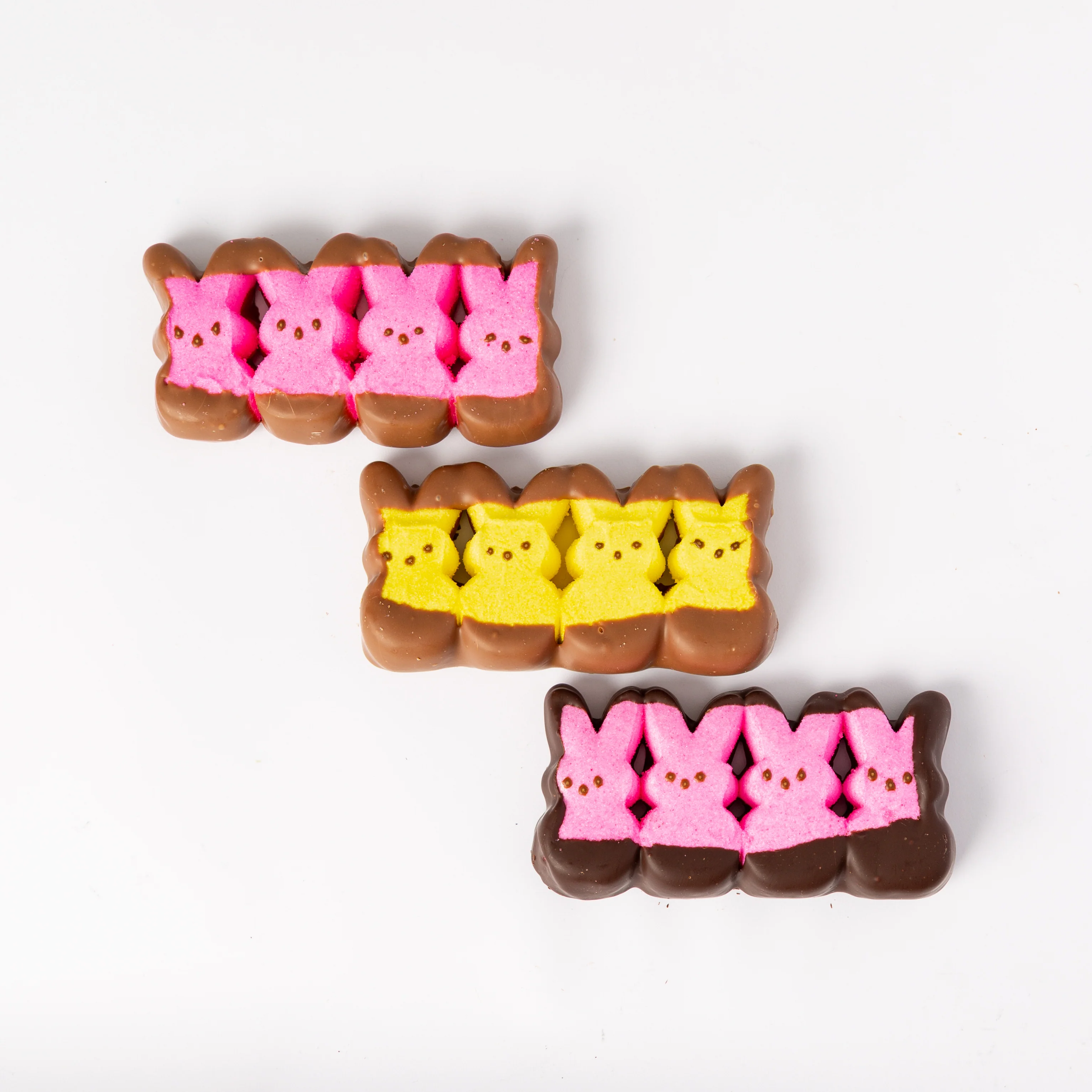 Chocolate Dipped Marshmallow Bunnies