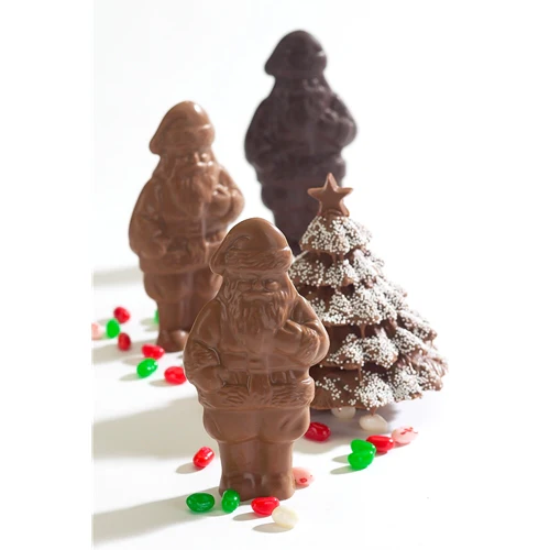 Chocolate Santa Statue