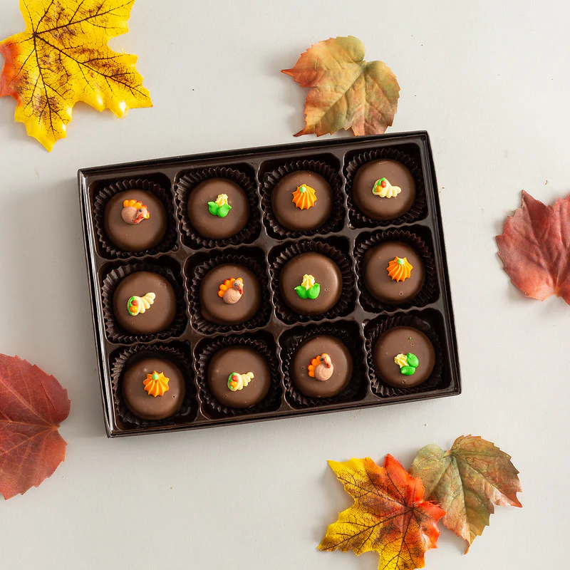 Thanksgiving Decorated Peppermint Creams