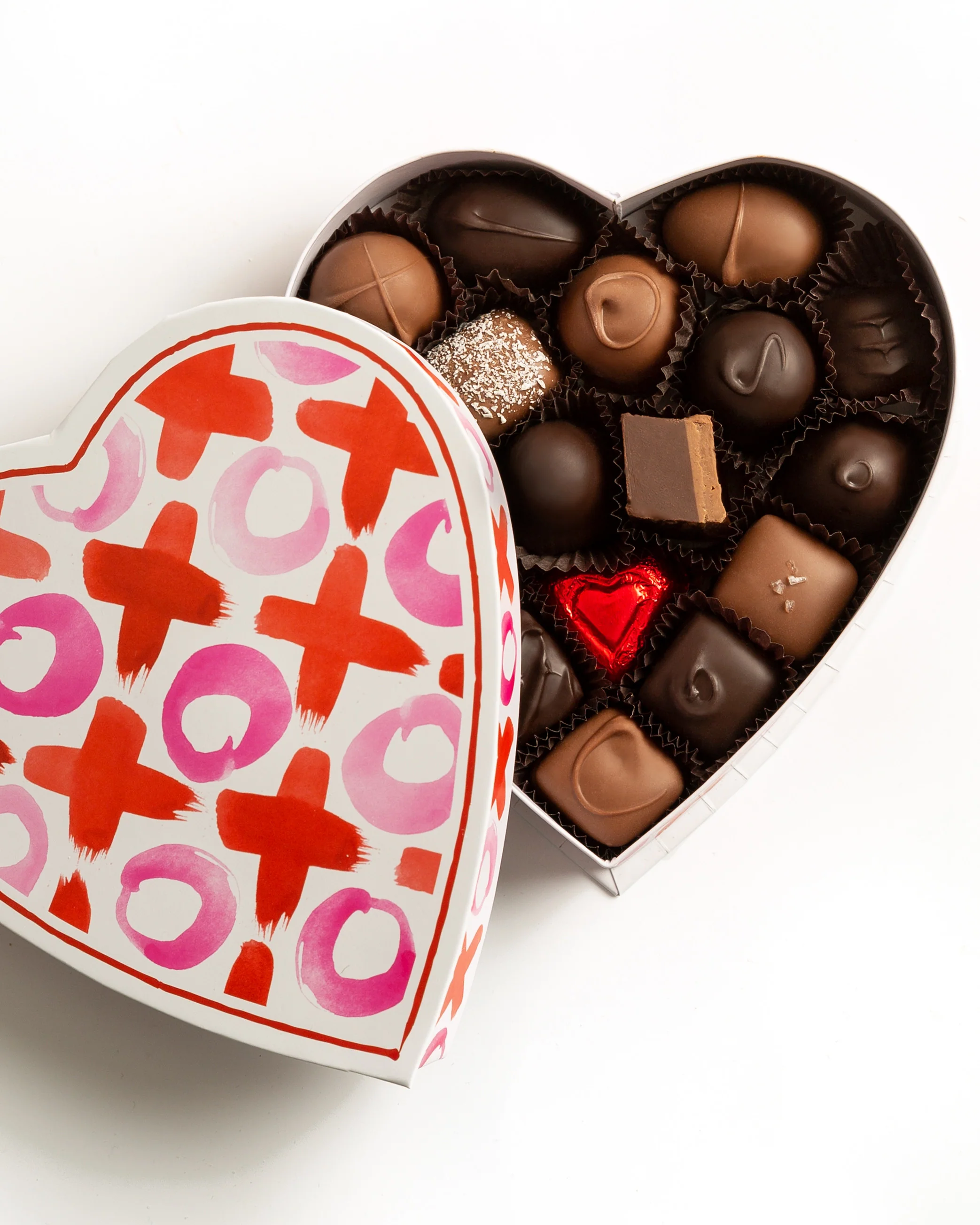 Valentine Heart Box - XOXO 8 oz.